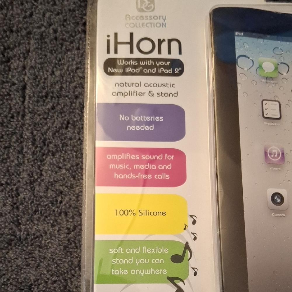 Accessory Collective iHorn Tablet Stand - Purple - Picture 3 of 8